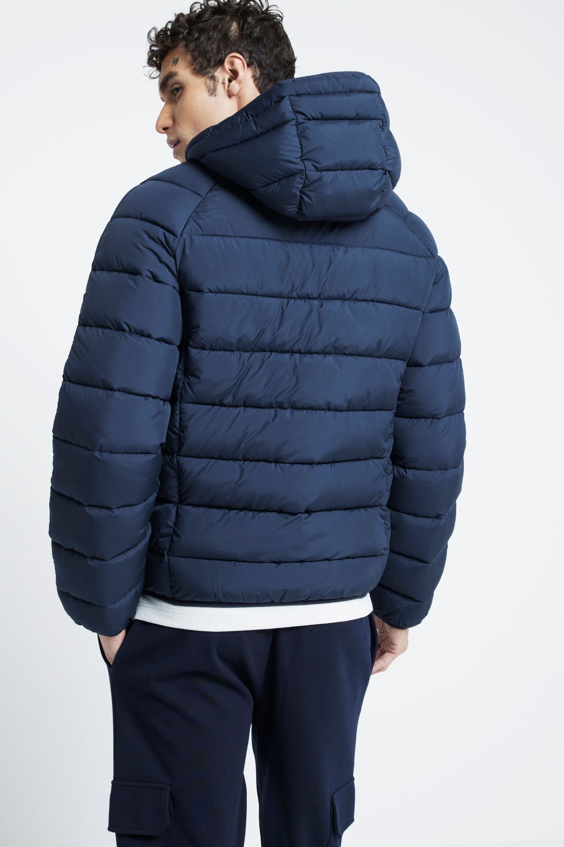 River island hooded padded jacket online