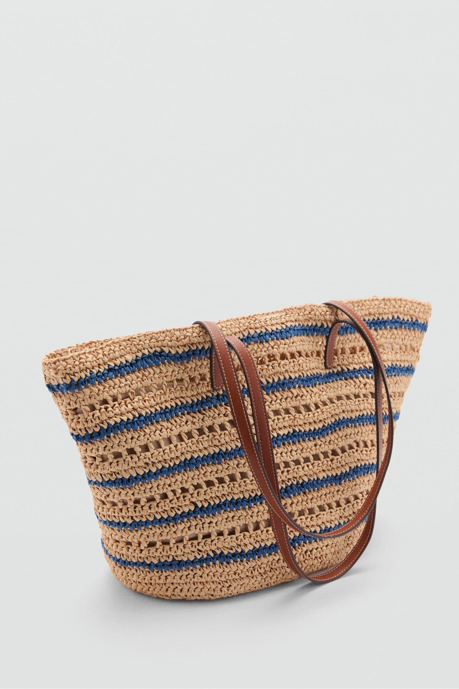 Mango raffia bag clearance