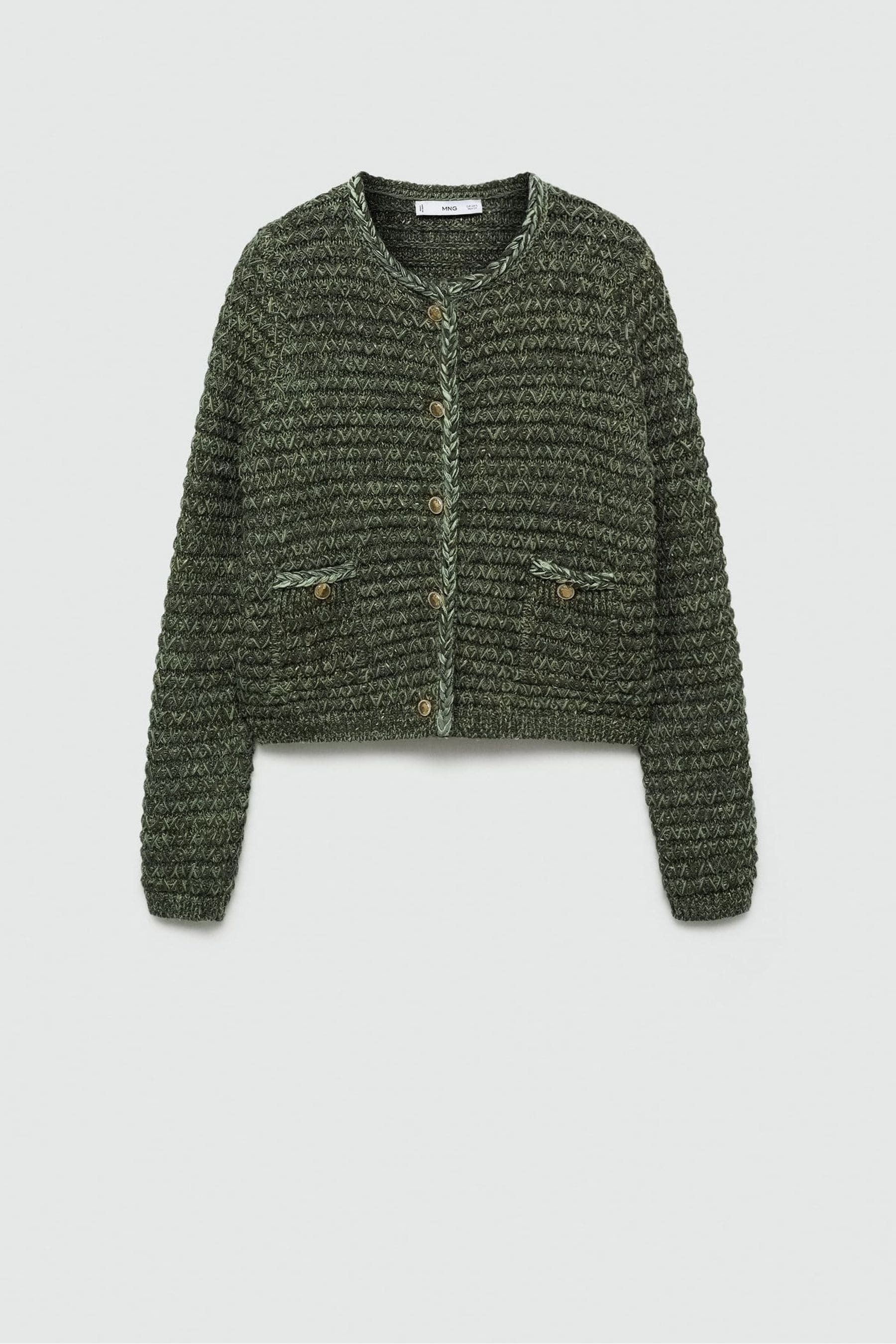Mango chunky cardigan shop