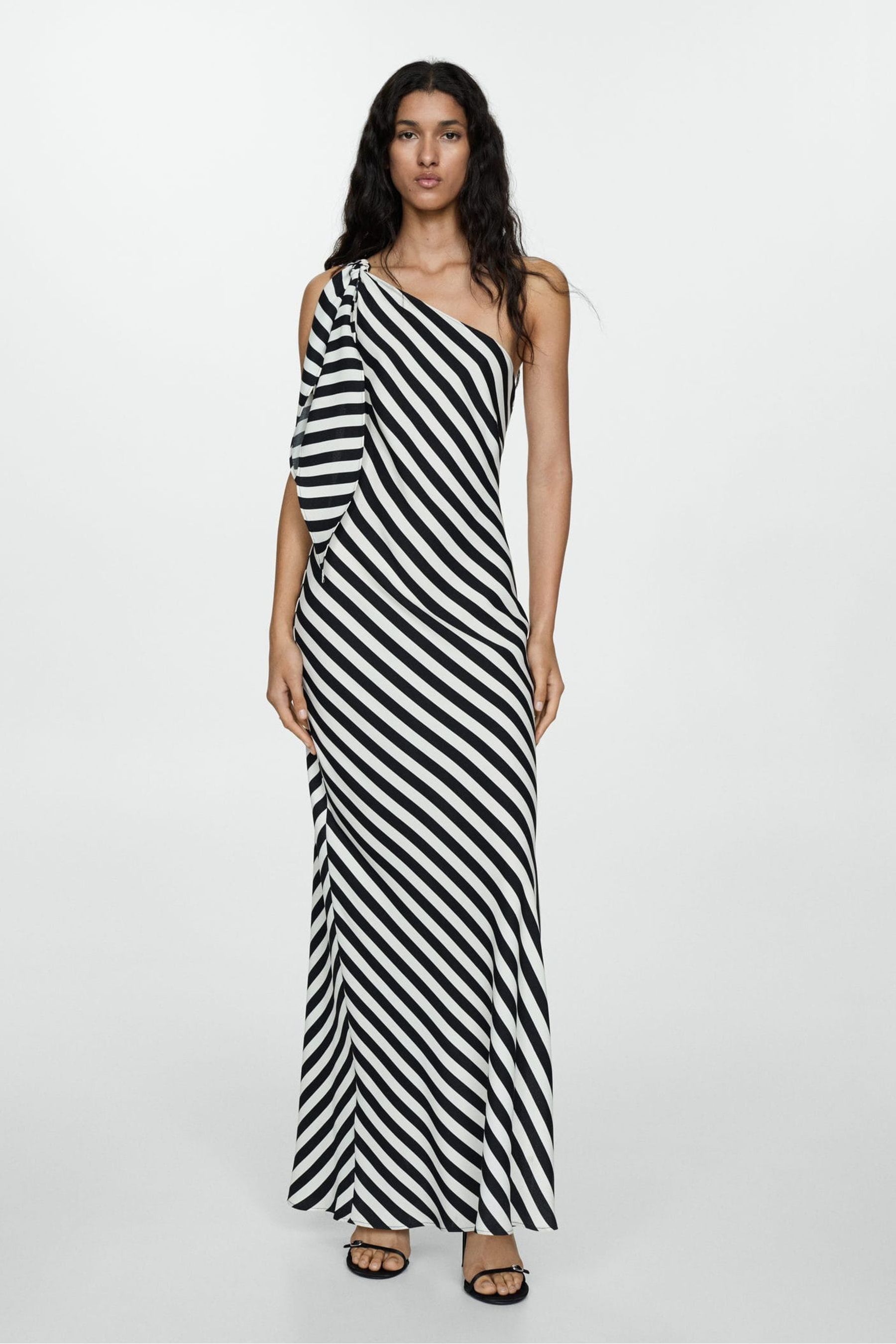 Mango white maxi dress top