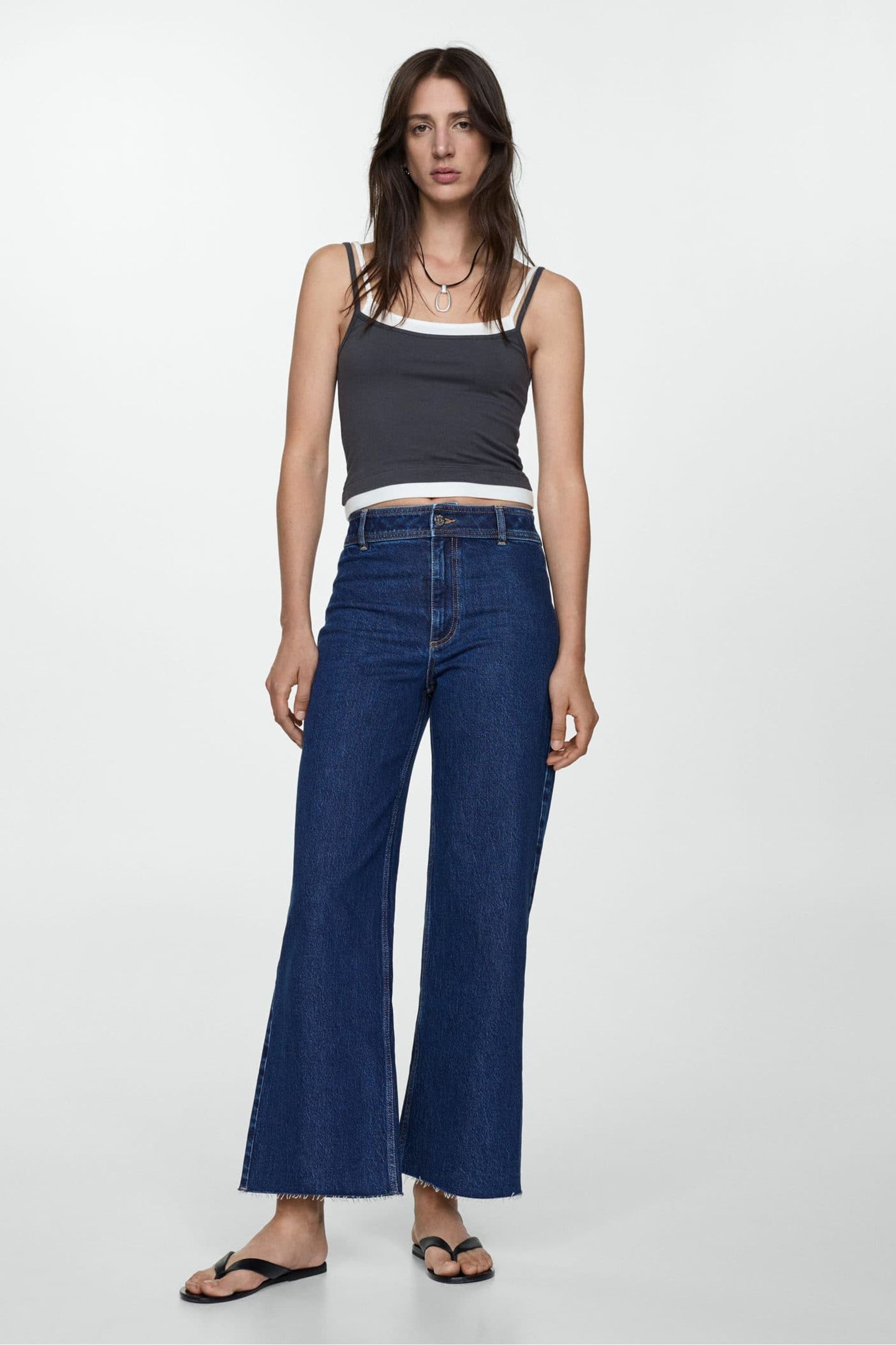 Jeans culotte high rise online