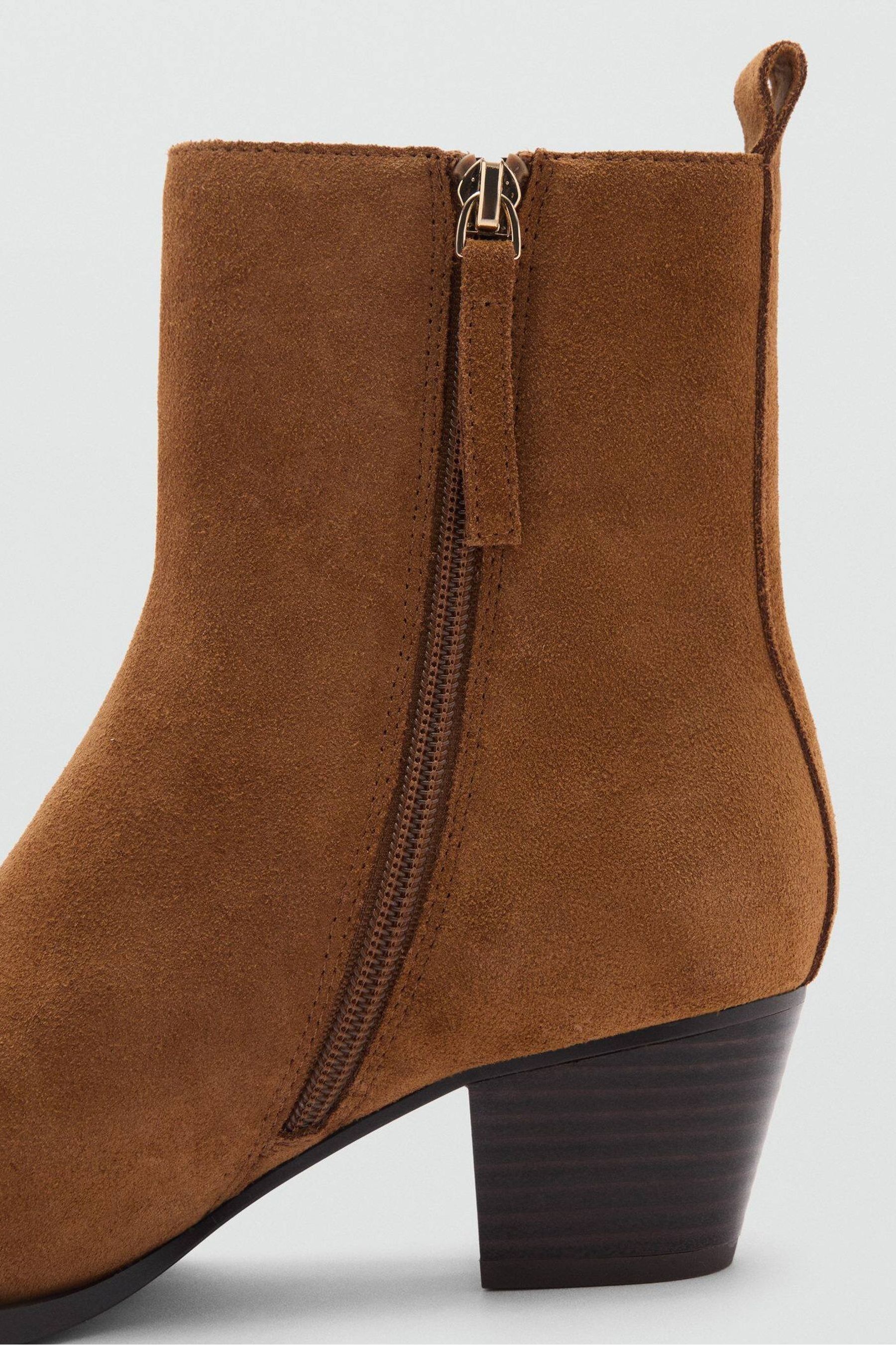 Buy Mango Tan Suede Ankle Boots from the Next UK online shop