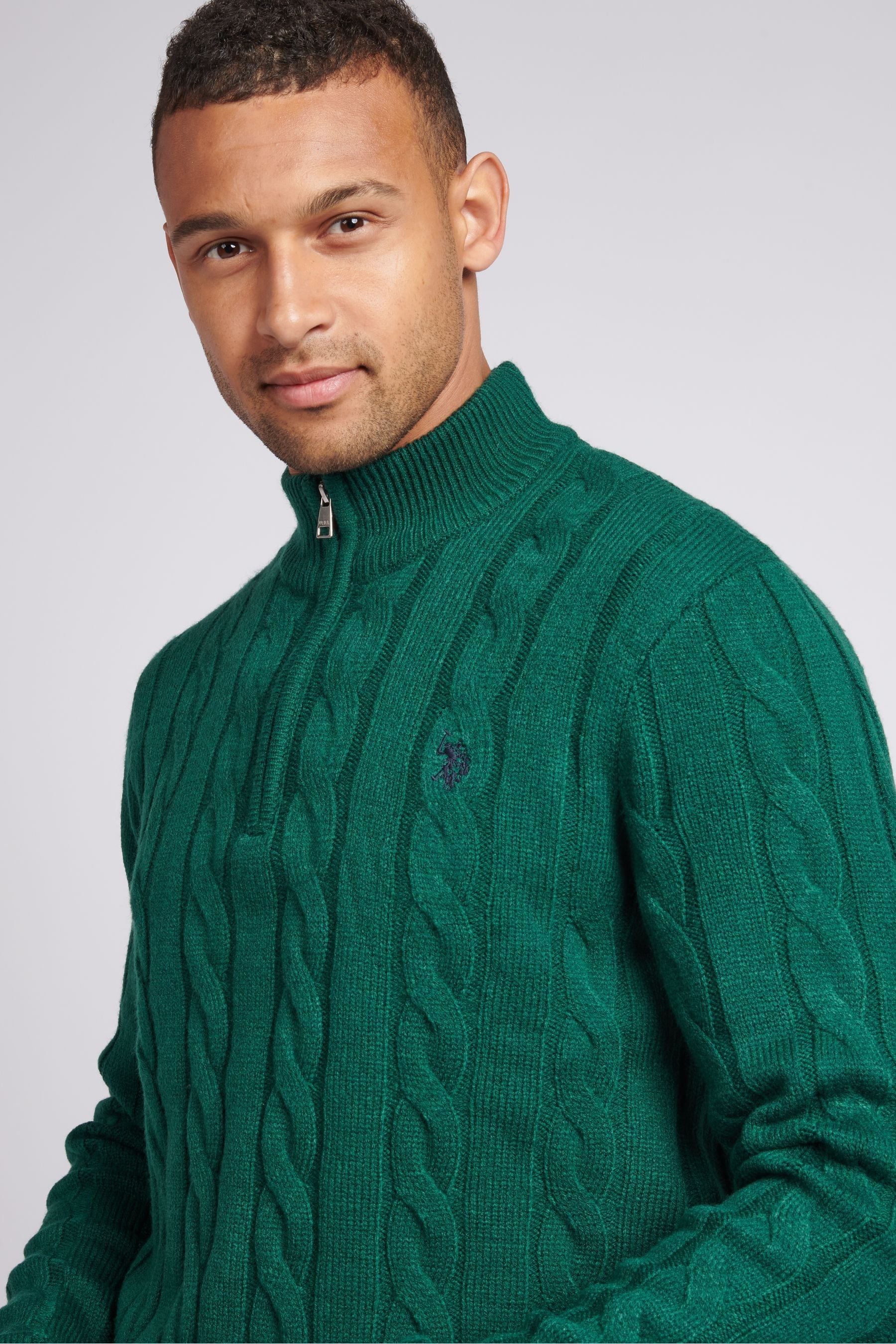 Funnel collar sweater on sale