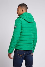 U.S. Polo Assn. Mens Lightweight Quilt Hooded Puffer Jacket - Image 4 of 12