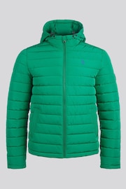 U.S. Polo Assn. Mens Lightweight Quilt Hooded Puffer Jacket - Image 9 of 12