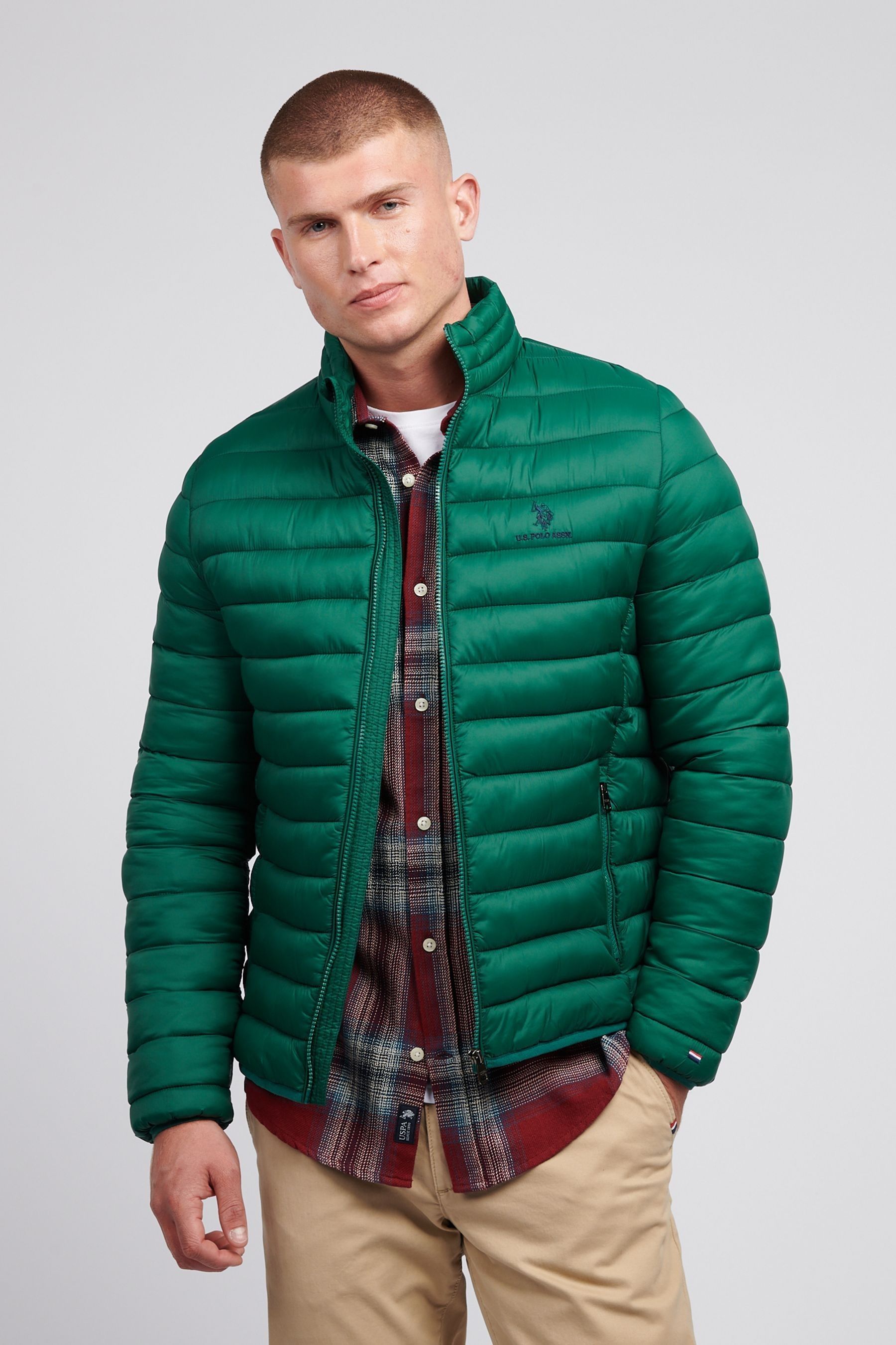 Us polo green jacket top