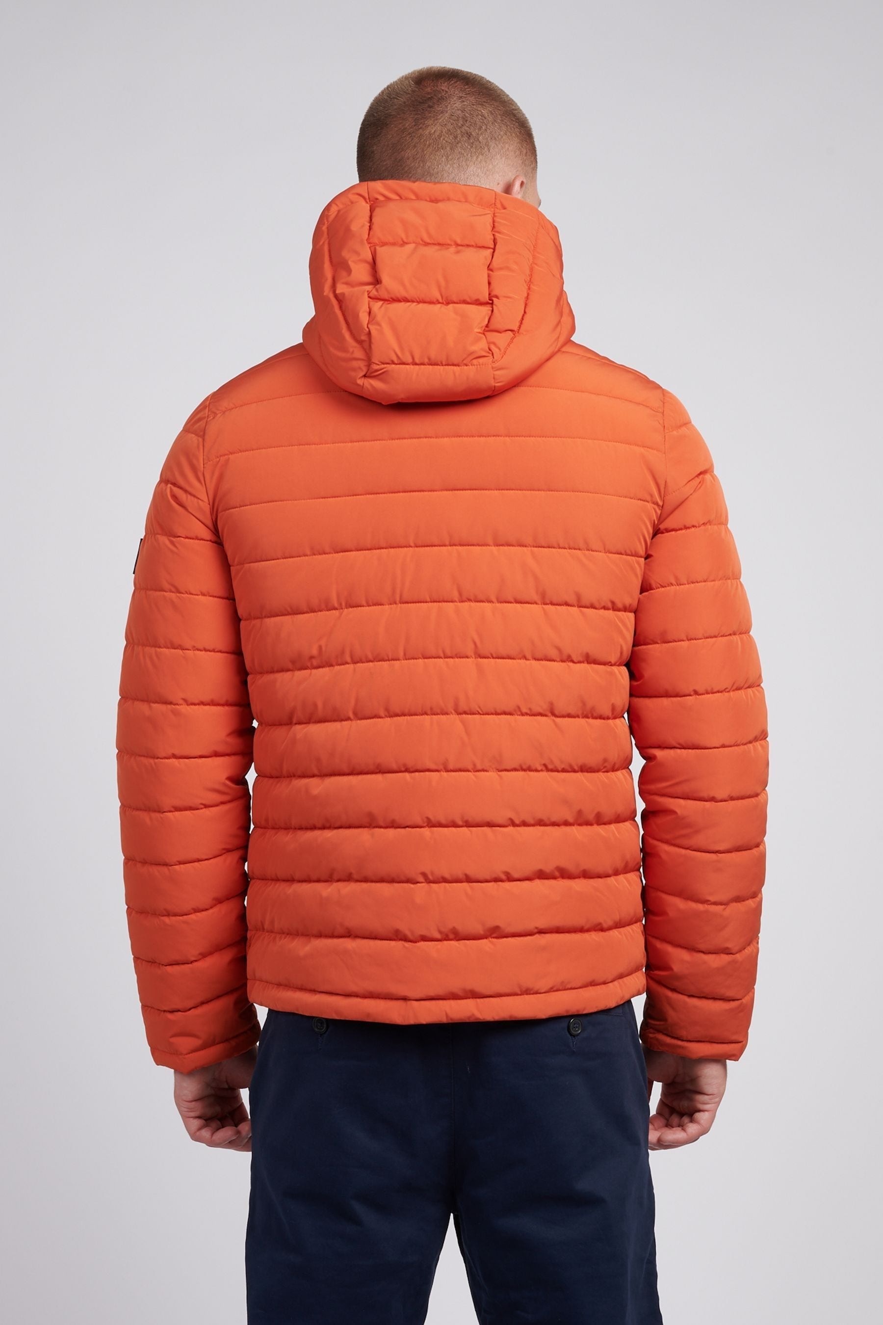 Buy U.S. Polo Assn Brown Mens Lightweight Quilt Hooded Puffer Jacket from Next Canada