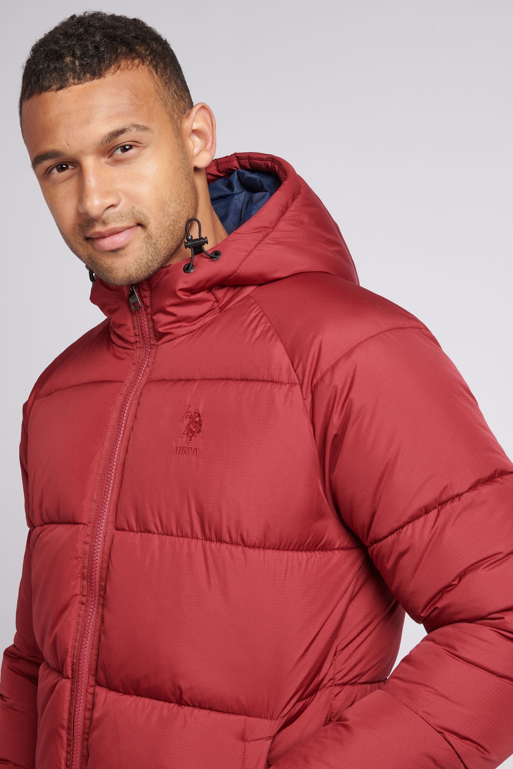 Buy U.S. Polo Assn. Mens Ripstop Hooded Puffer Jacket from the Next UK online shop