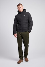 U.S. Polo Assn. Mens Lightweight Quilt Hooded Puffer Jacket - Image 6 of 12