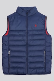 U.S. Polo Assn. Mens Panelled Quilted Gilet - Image 5 of 9