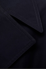 Mango Black Double Button Trench Coat - Image 6 of 6