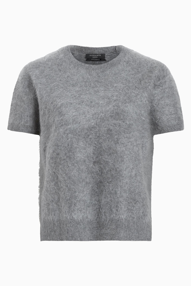 AllSaints Grey Rebel T-Shirt - Image 6 of 6