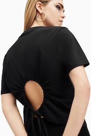 AllSaints Black Holli T-Shirt - Image 3 of 6