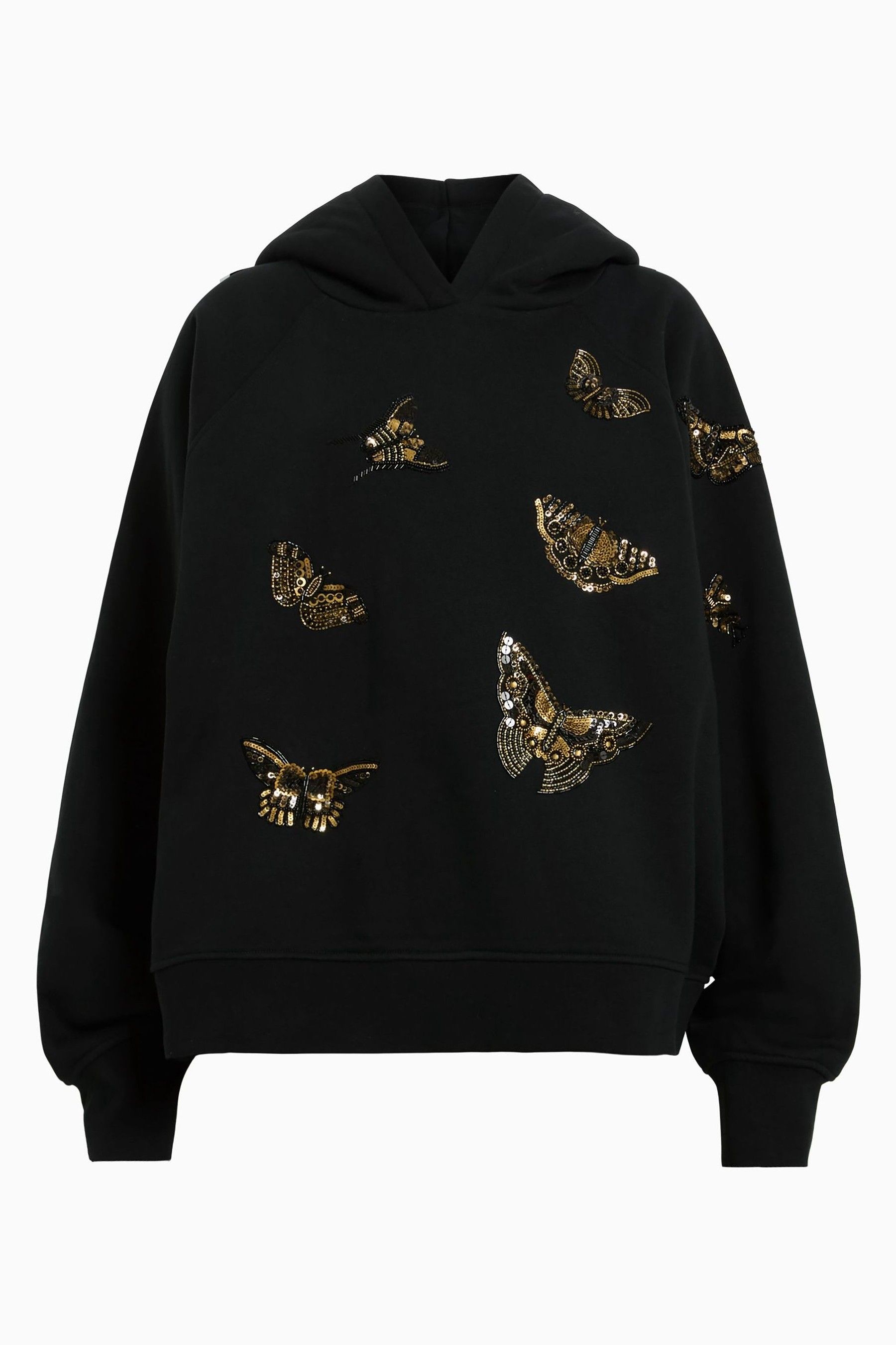 AllSaints Black Talon Diana Hoodie