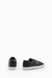 AllSaints Black Underground Leather Low Top Shoes - Image 3 of 5