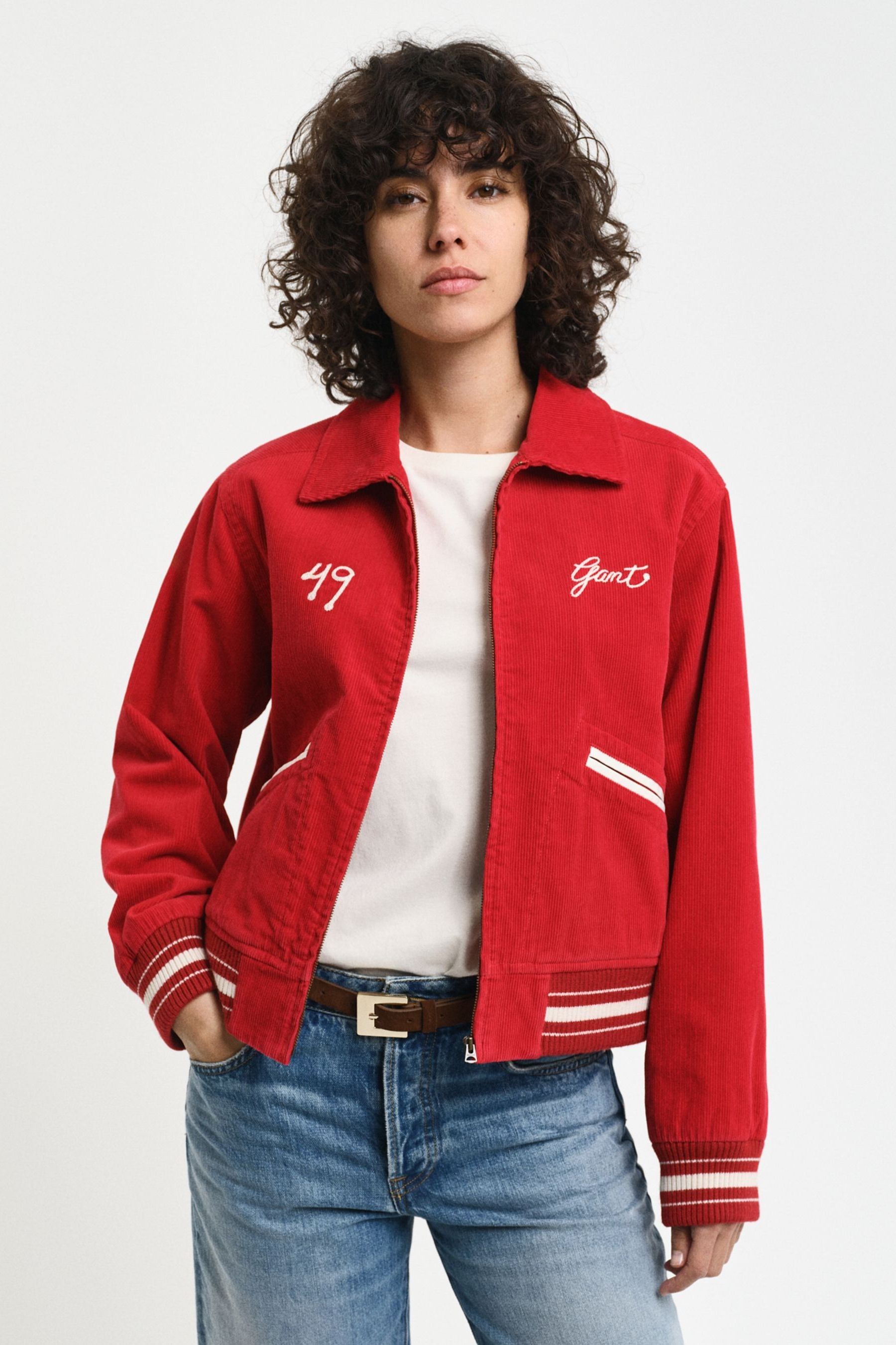 Varsity jacket gant cheap