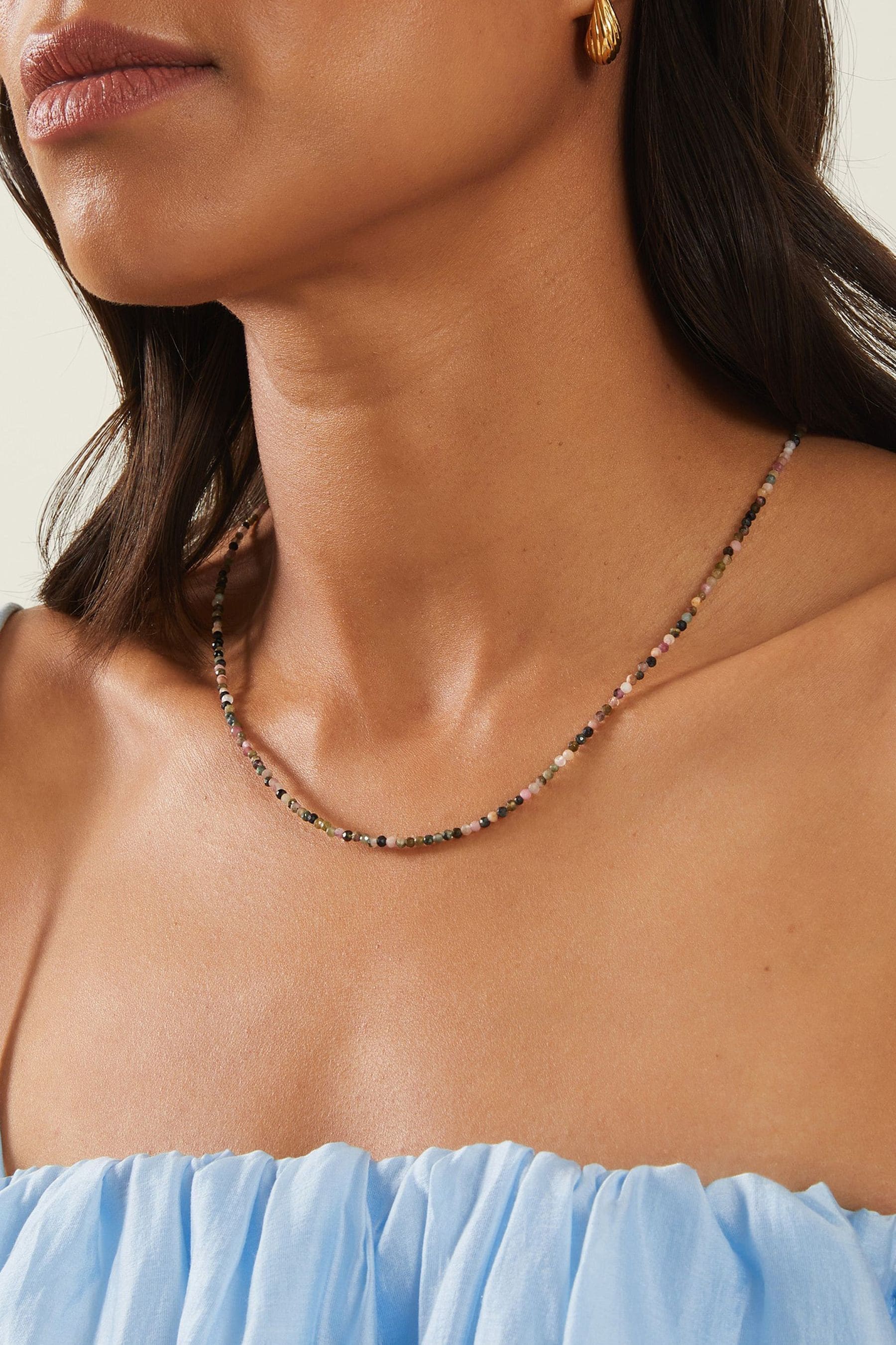 Gold plated necklace accessorize clearance