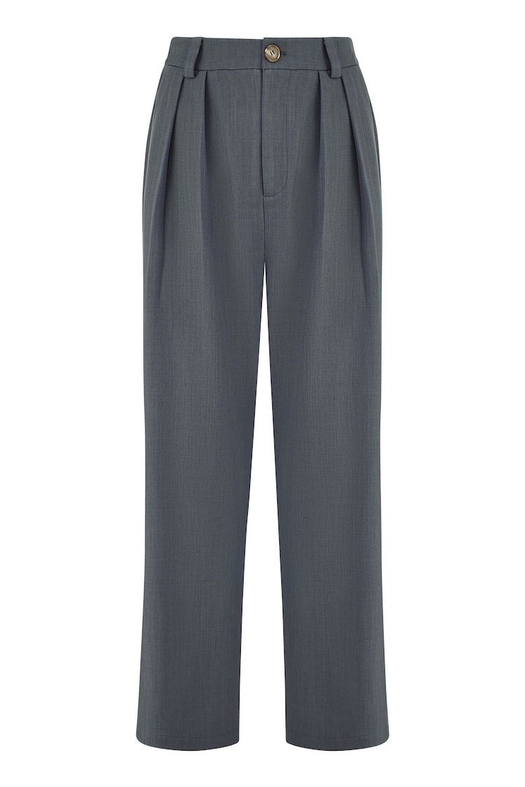 Yumi Grey Wide Leg Trousers - Image 4 of 4