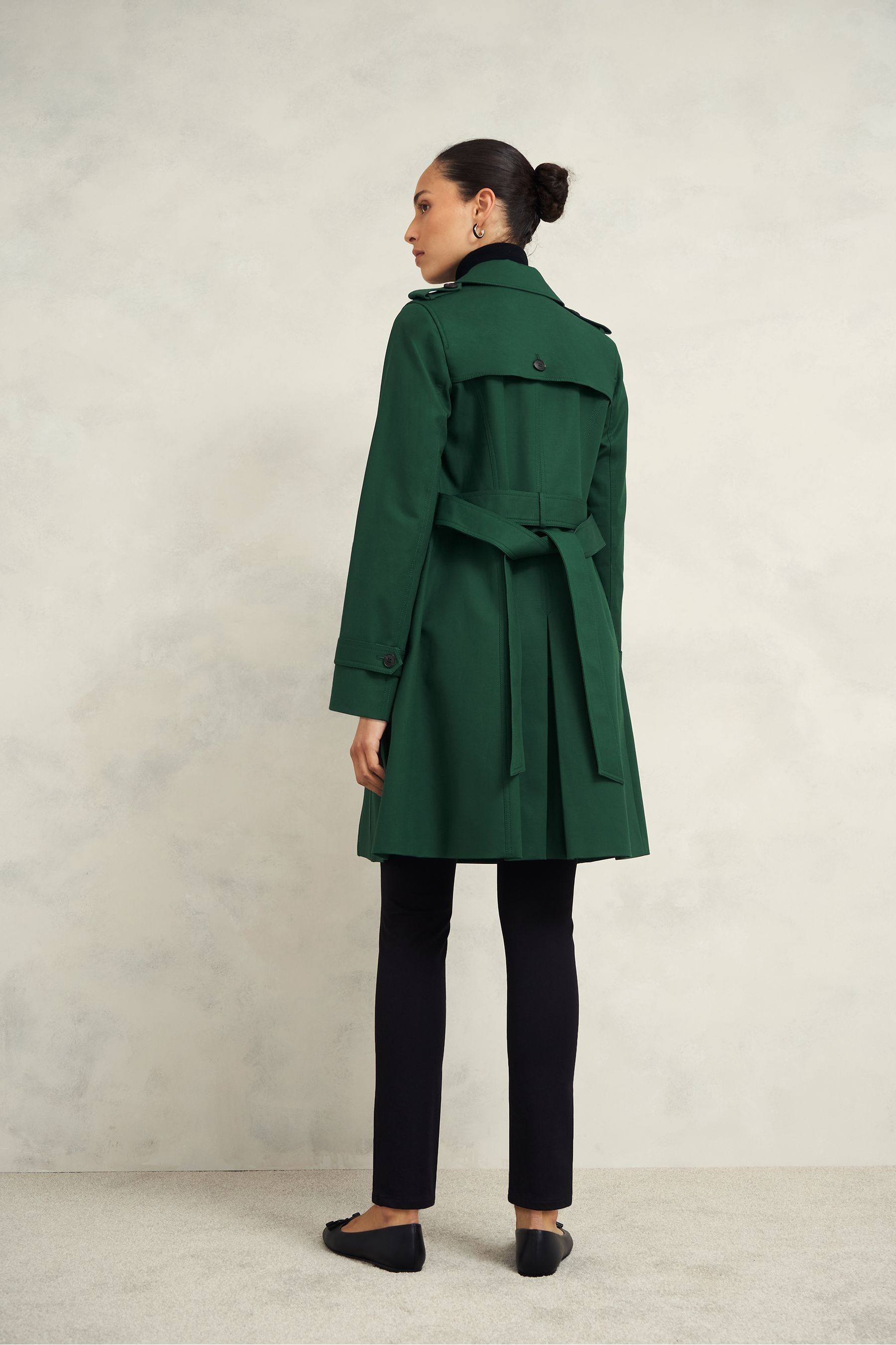 Buy Hobbs Green Petite Saskia Trench Jacket from the Next UK online shop
