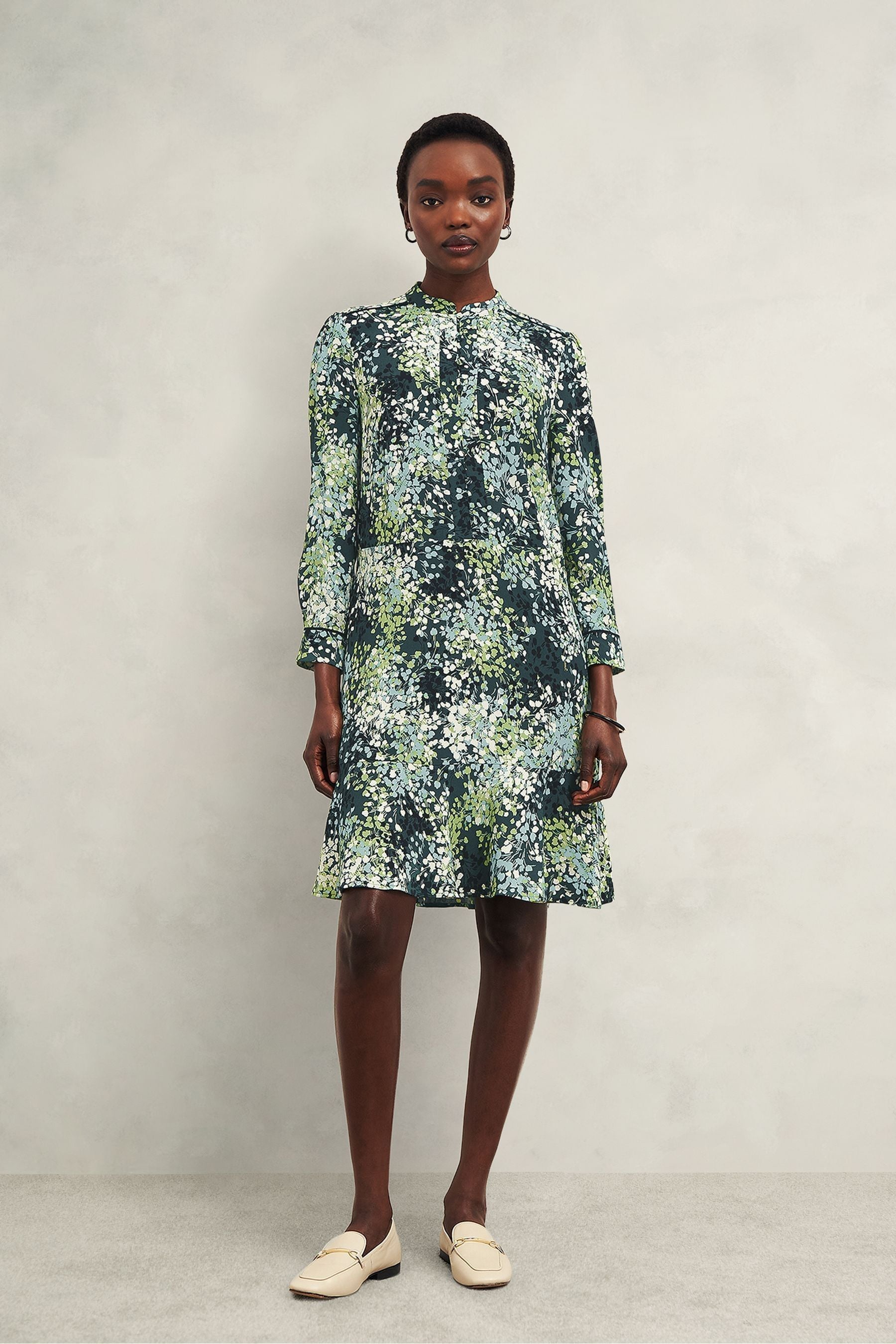 Buy Hobbs Green Nelle Dress from the Next UK online shop