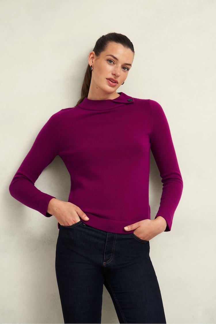 Hobbs Purple Talia Jumper - Image 1 of 4