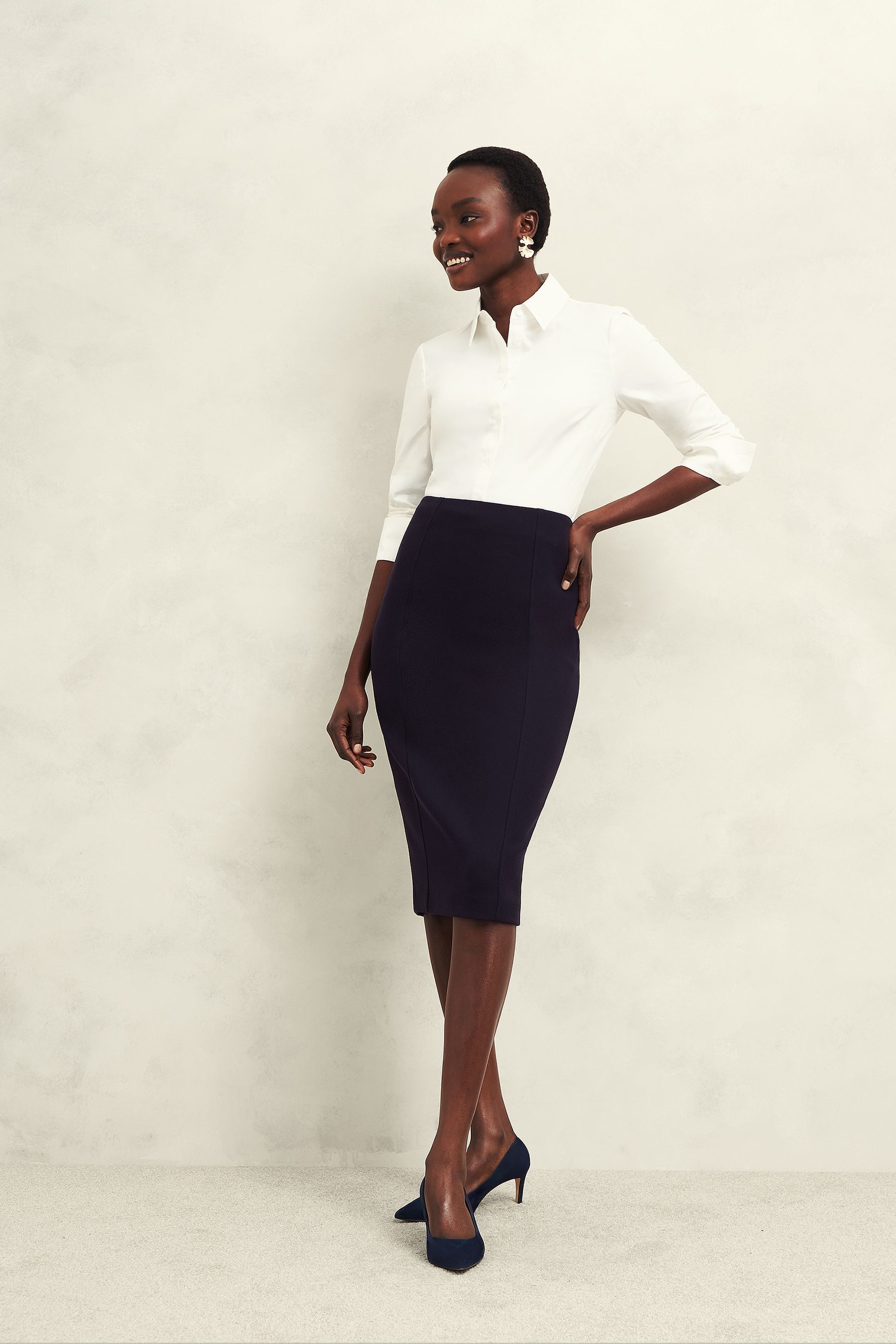 Buy Hobbs Blue Aly Skirt from Next Qatar
