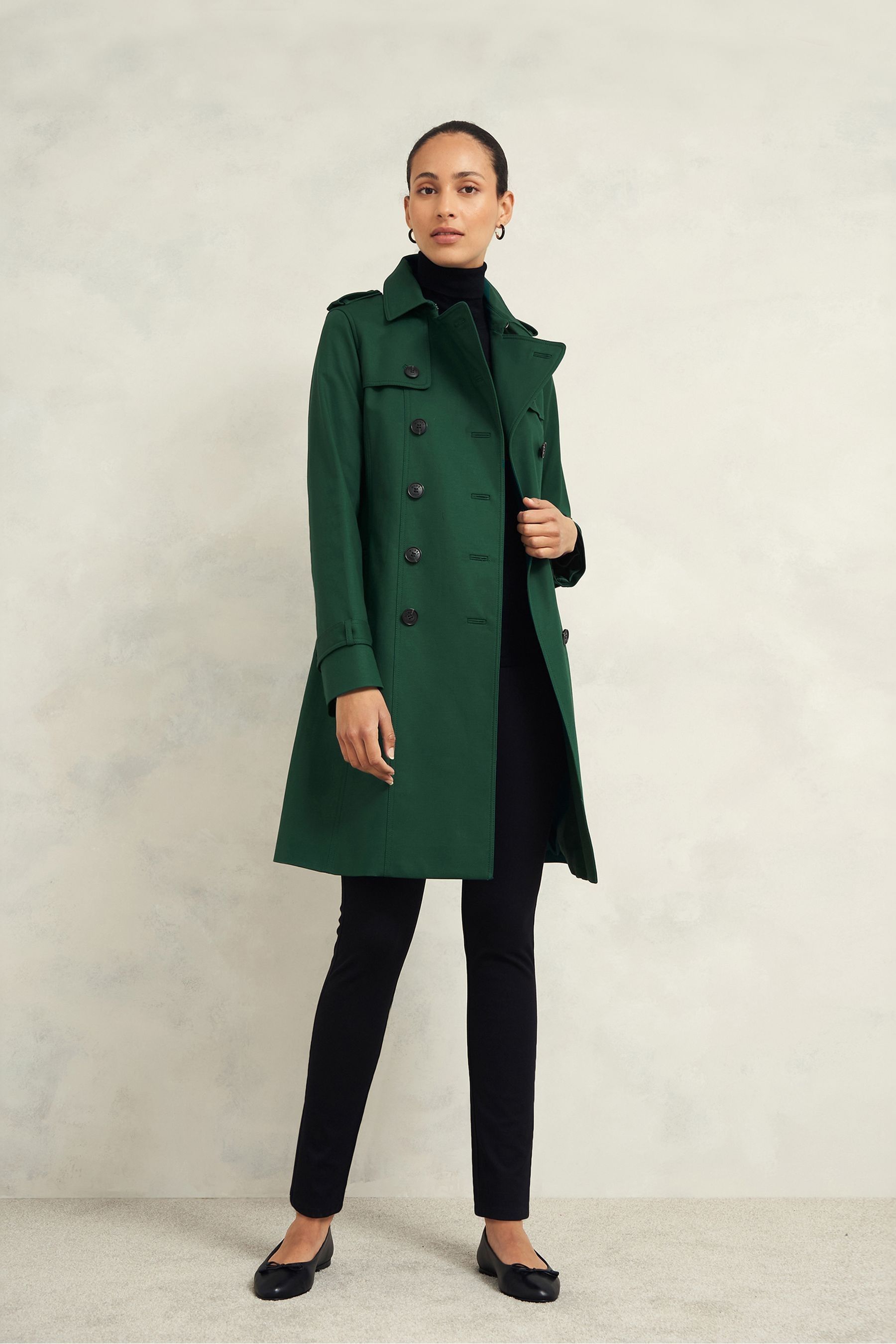 Buy Hobbs Green Saskia Trench Jackets from the Next UK online shop