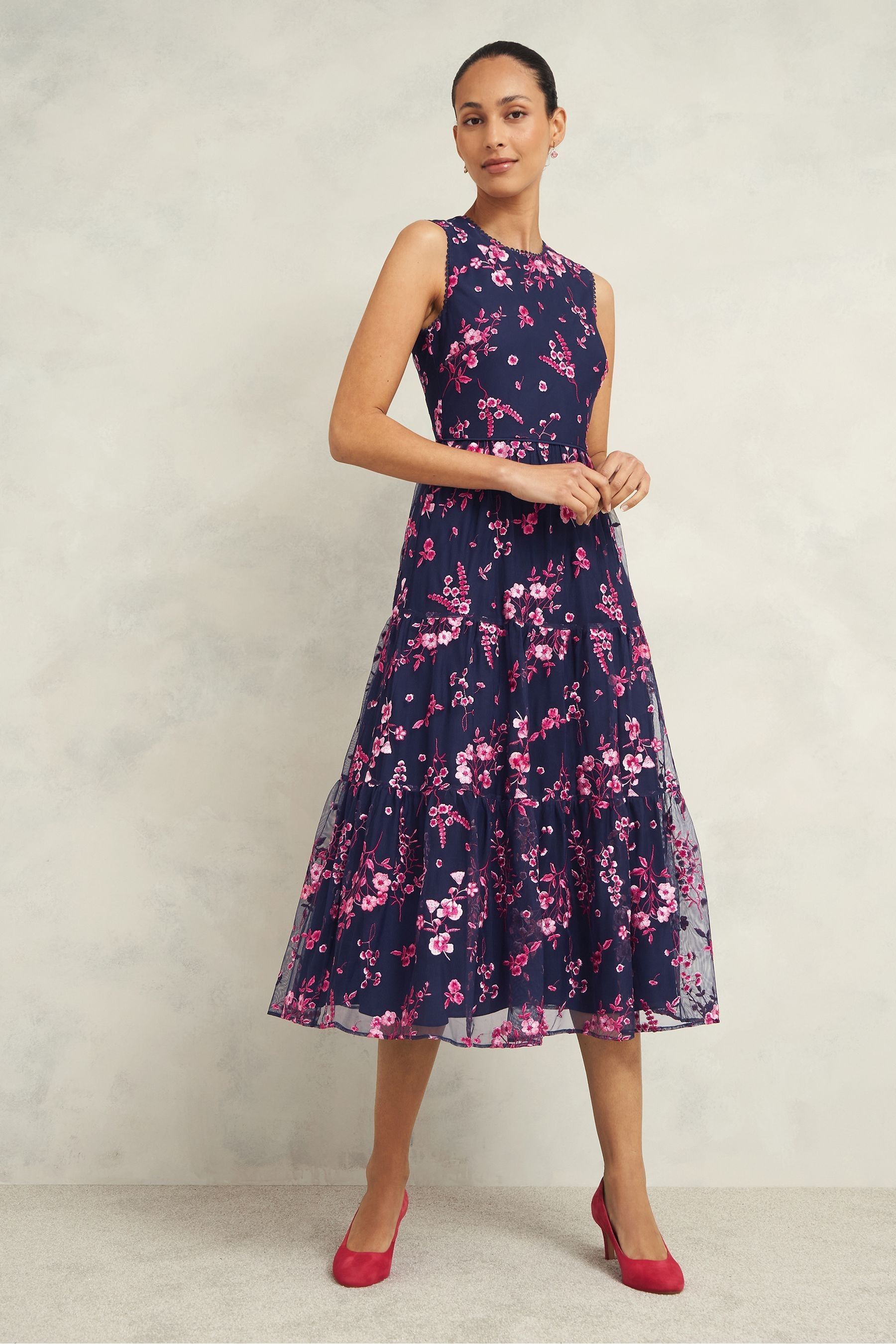 Hobbs blue bethany coat store