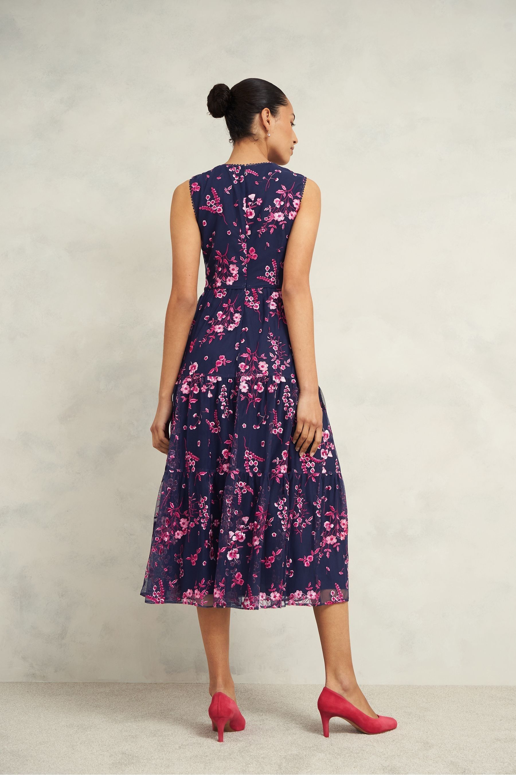 Buy Hobbs Blue Petite Bethany Dress from the Next UK online shop