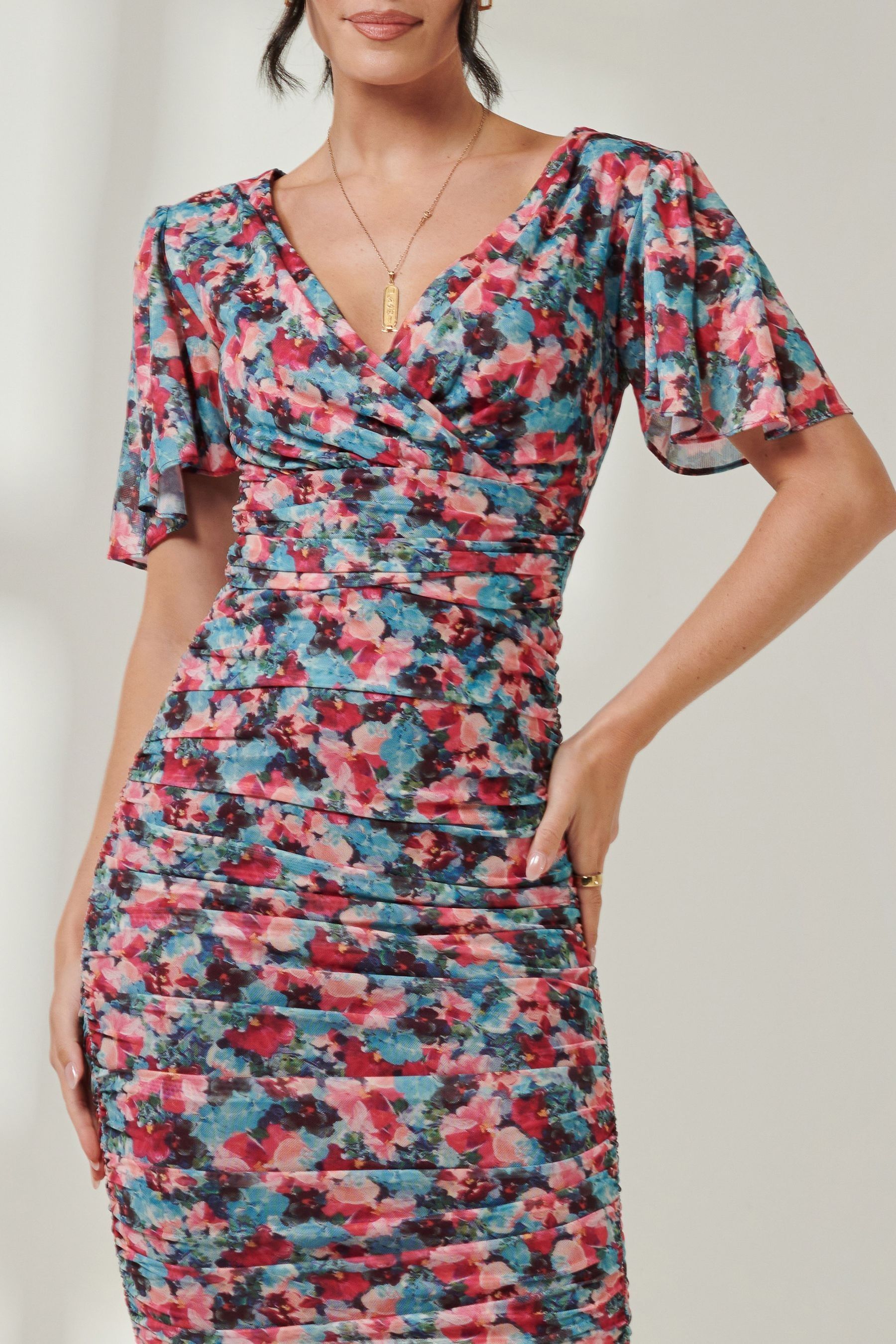 Wrap over bodycon dress new arrivals