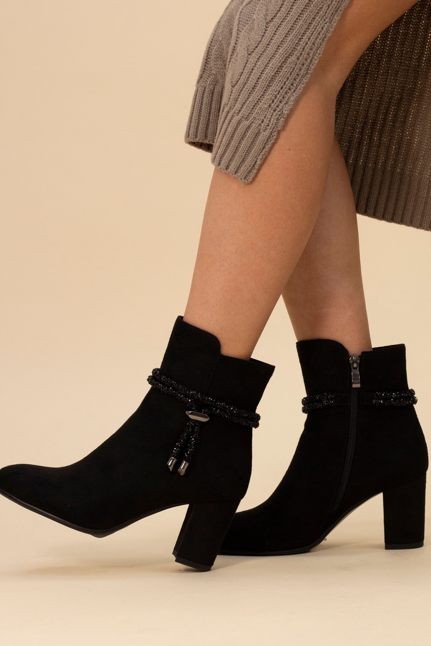 Lunar ladies ankle boots sales