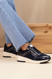 Lunar Sammy Faux Leather Trainers - Image 1 of 6