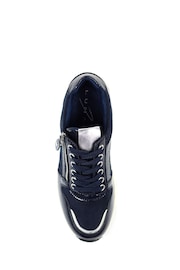 Lunar Sammy Faux Leather Trainers - Image 6 of 6