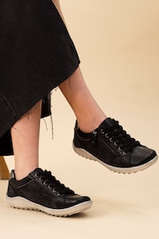 Lunar Pampas Black Trainers - Image 1 of 7