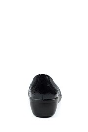 Lunar Natasha II Black Comfort Shoes - Image 6 of 10