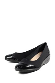 Lunar Natasha II Black Comfort Shoes - Image 7 of 10