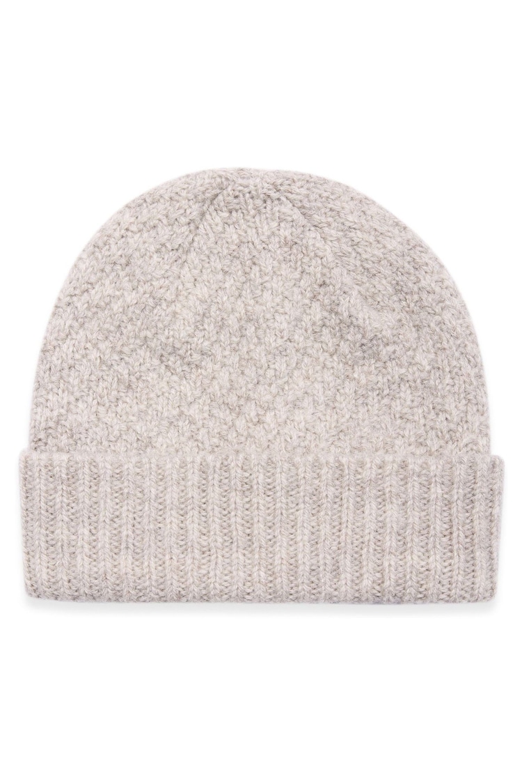 Celtic & Co. Natural British Gansey Stitch Hat - Image 1 of 2