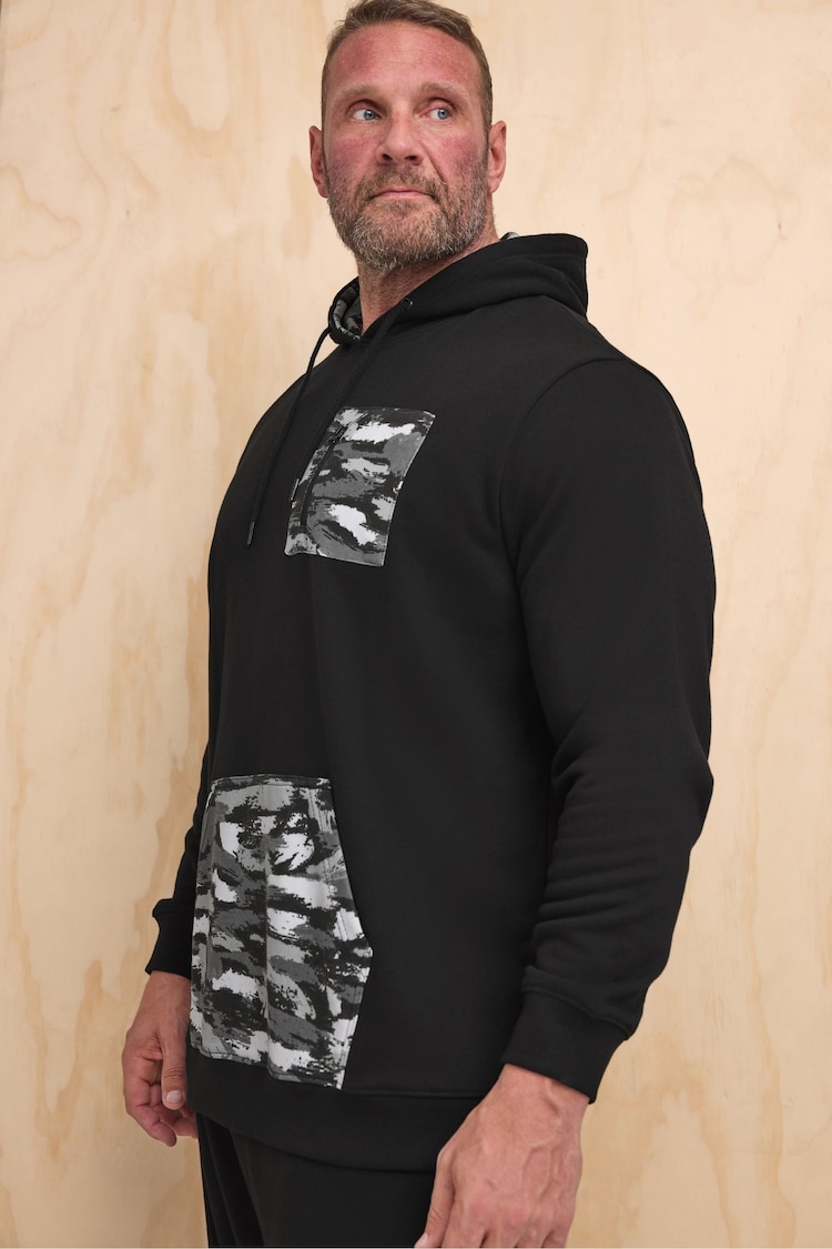 BadRhino Big & Tall Black Utility Hoodie - Image 1 of 5