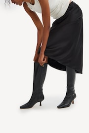 COACH Black Raquel Leather Boots - Image 8 of 10