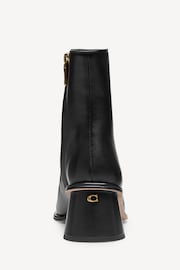 COACH Black Gigi Leather Boots - Image 3 of 11