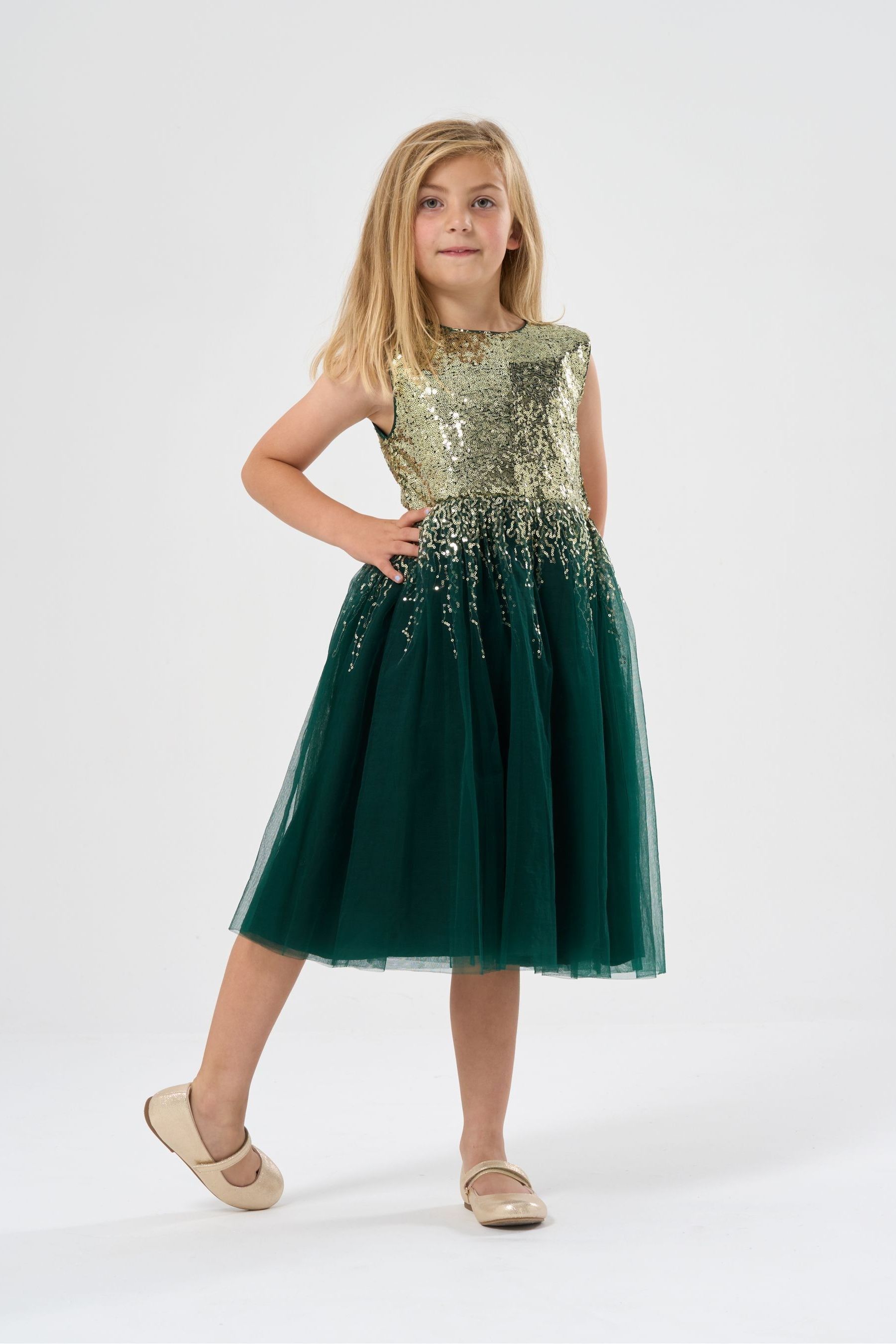 Buy Miss Sequin Waterfall Dress With Faux Fur Bolero Outfit Set Next Ukraine