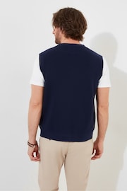 Joe Browns Navy Knit Waistcoat - 圖片 5，共 7