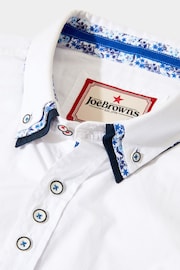 Joe Browns White Smart Button Down Triple Collared Long Sleeve Shirt - Image 6 of 7