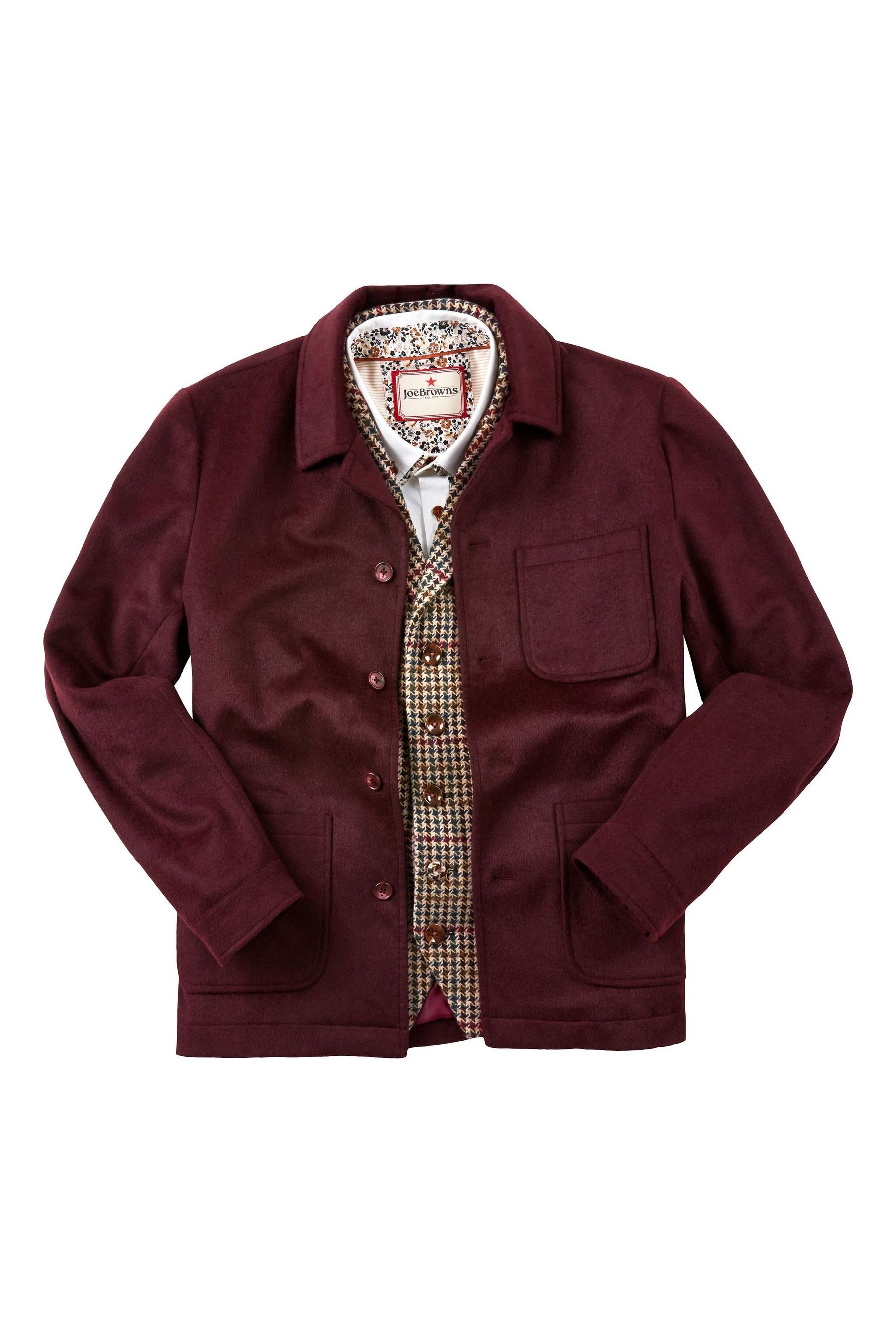 Wool blend workwear jacket discount