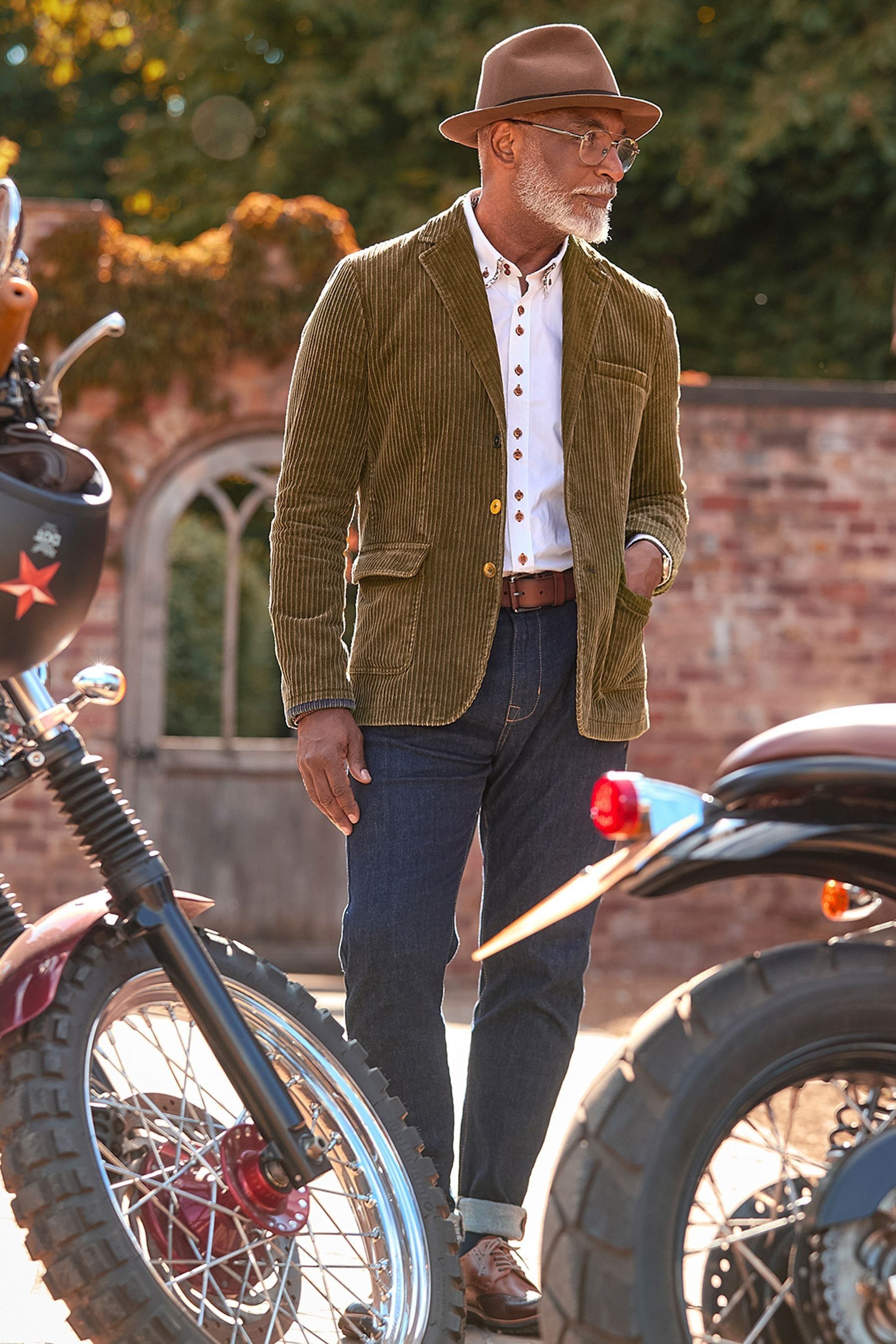 Buy Joe Browns Brown Chunky Cord Blazer with Contrast Elbow Patches from the Next UK online shop