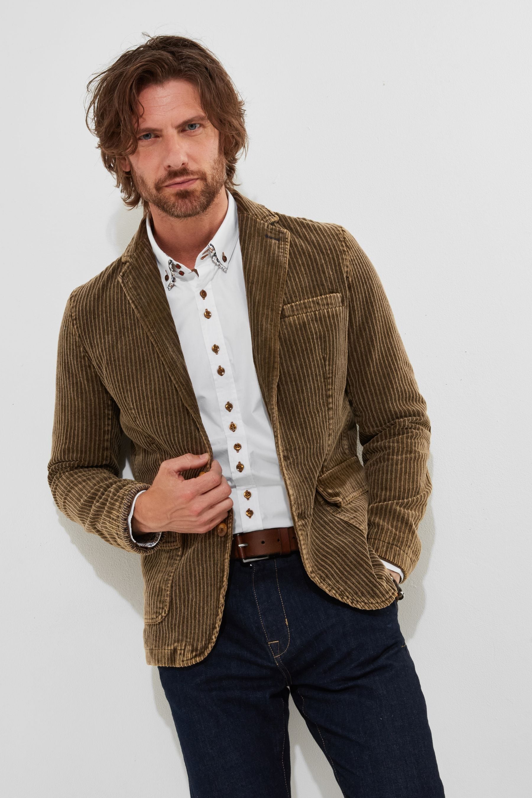 Mens corduroy blazer with elbow patches store