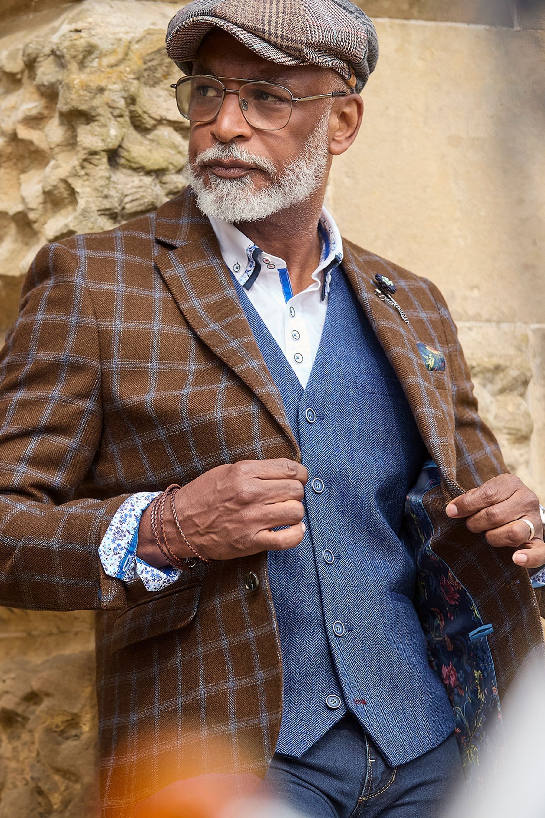 Men's wool blend blazers top