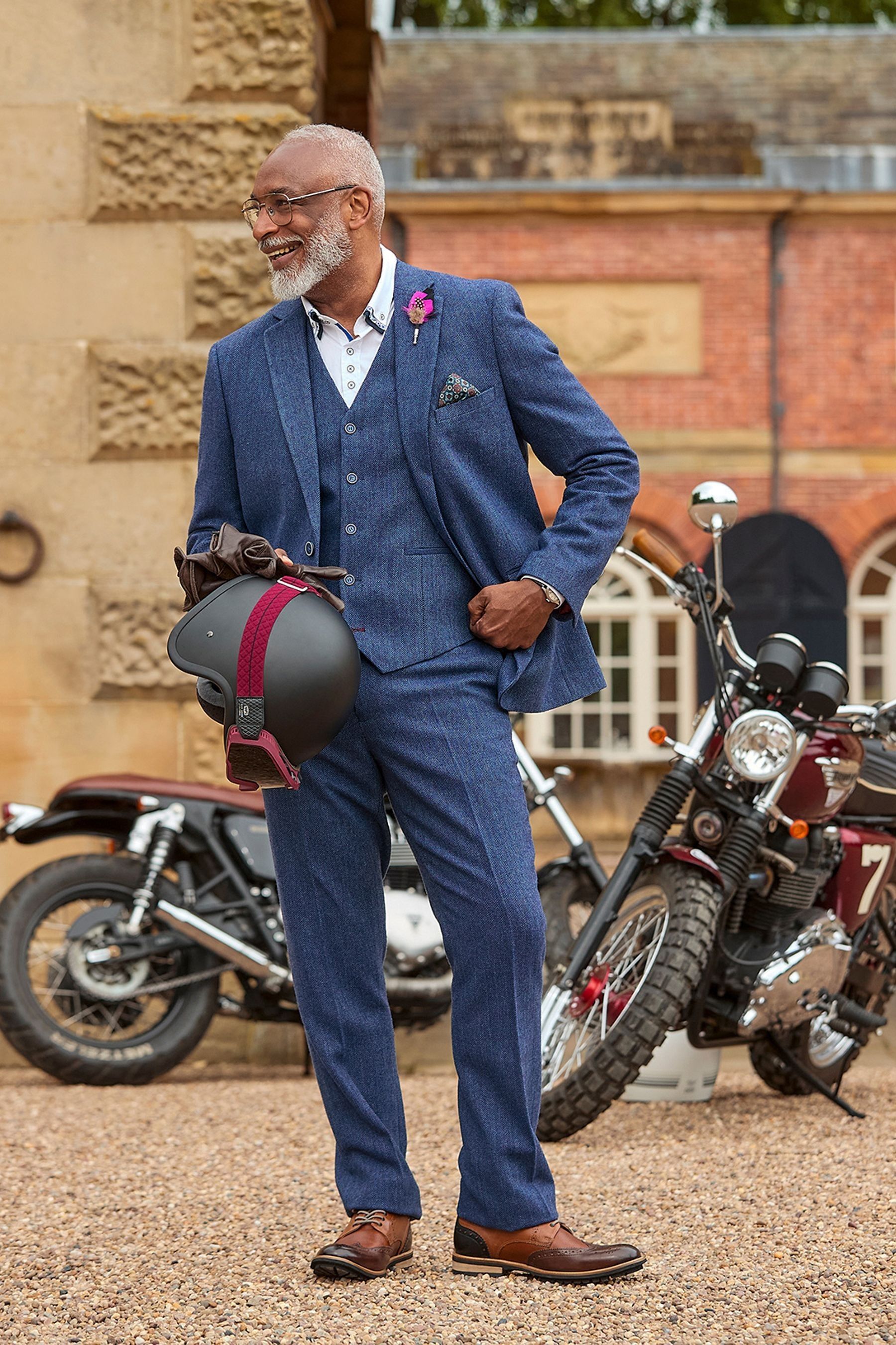 Mens navy herringbone blazer sales