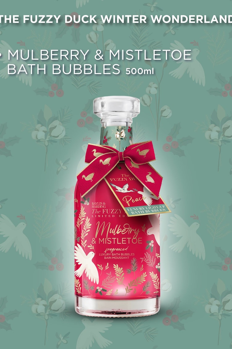 Baylis & Harding The Fuzzy Duck Winter Wonderland Light Up Bath Bubbles Decanter Gift Set - Image 2 of 5