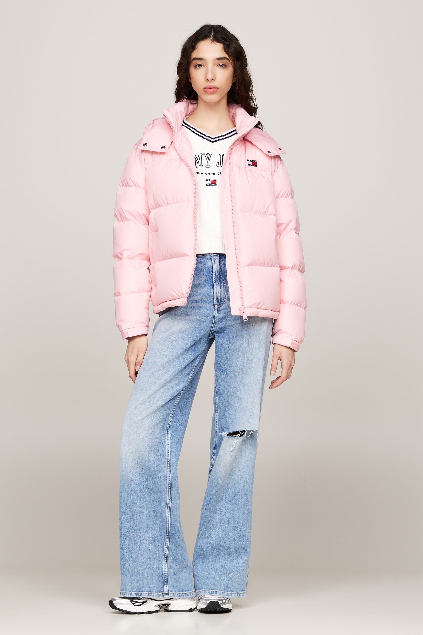 Buy Tommy Jeans Pink Alaska Puffer Jacket from the Next UK online shop